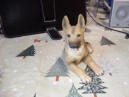 Sammelfigur schäferhund - sammelfigur,