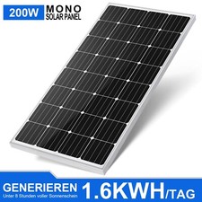 200W SolarPanels Modul PV für