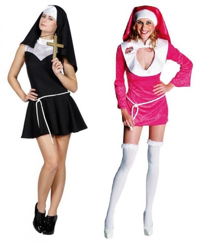 Nonnen kostüm kleid - nonnen,
