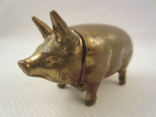 Schwein döschen dose messing - dÖschen,
