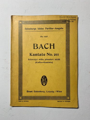 Noten bach kantate nr - j.s.,
