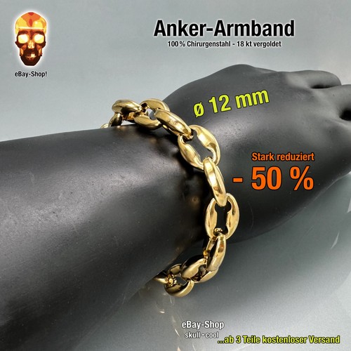 Armband mm ankerkette - 12,