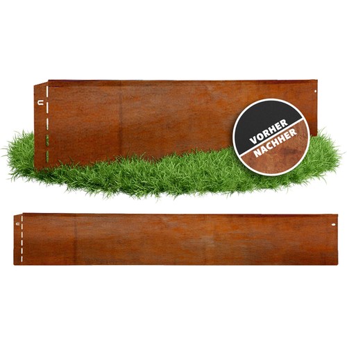 Gartenaz metall rasenkante - metall,