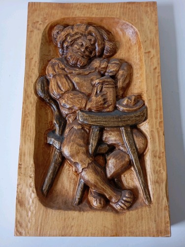Holzgeschnitztes bild - holzgeschnitztes,