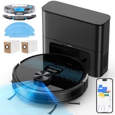 Lubluelu Saugroboter mit Wischfunktion Absaugstation Lasernavigation Gebraucht