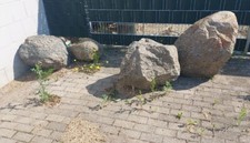 Findlinge . Felsbrocken