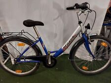 Kinderfahrrad 24' Blau Silber 3-Gang-Schaltung Rücktrittbremse 