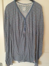 Shirt, Pip Studio Amsterdam, blau, S, Langarmshirt, Viskose