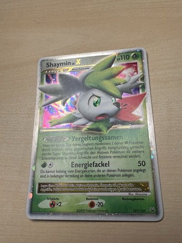 Shaymin pokemon karte - x,
