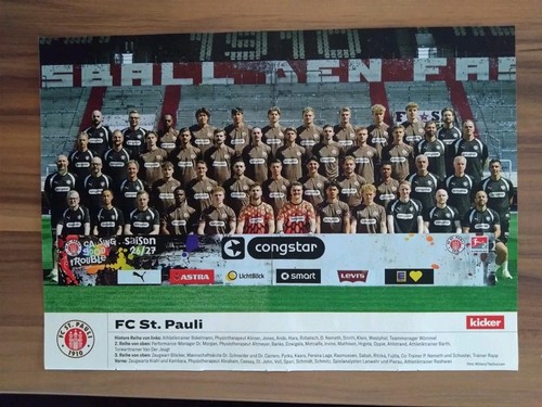 Pauli mannschaftsfoto - pauli,,