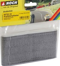 NOCH 60722 (125,61€/m²) Kopfsteinpflaster Straßenfolie H0 1000 mm x 66 mm