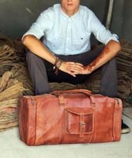 Neu Herren Seesack Echtleder