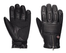 Harley-Davidson Miler Leder Handschuhe Gr. 3XL - Schwarz, Leather Gloves
