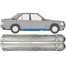 Für Mercedes 190 W201 1982-1993 Voll Schweller Reparaturblech / Paar