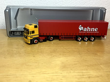 Herpa 241366 MAN F2000 EVO HD Hahne Planensattelzug Sondermodell 1:87