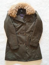 North Face Damen M Wintermantel Kunstfell Primaloft Regendicht Trenchcoat Grün