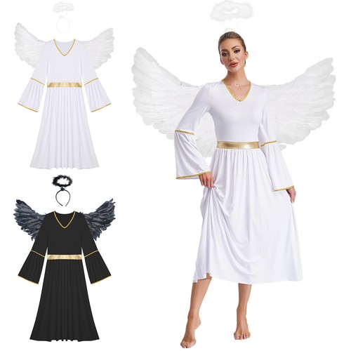 Damen engelkostüm engel - damen, kleid