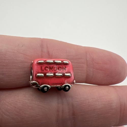 Roter london bus charm s925 - roter,