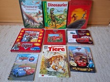 9 Kinderbücher, Bilderbücher, Konvolut, Paket, Dinosaurier, Disney, Cars, Tiere