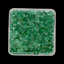 1 unbehandelter kolumbianischer Smaragd, Emerald, round facet ca 2,0 mm h