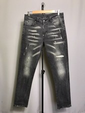 Dsquared2 Slim Jeanshose Hose 100% Authentic Herren Schwarz Denim Gr52