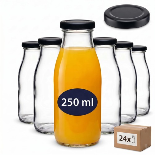 24er set glassaftflasche 250 - 24er,