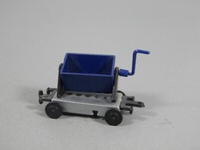 HAFENWELT: Hanne, die schnelle Lore (blau) mit Kurbel!