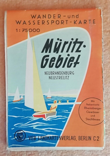 Alte ddr wanderkarte von 1957 - von,