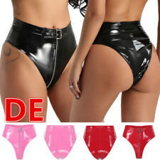 DE Damen Leder Panties Lack