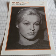 Schauspielerin MARINA VLADY | Film-Star-Foto / Sammelbild-Karte #n426
