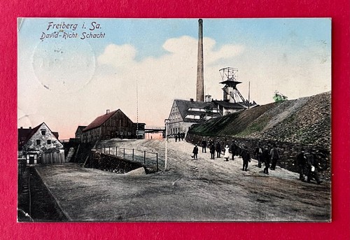 Bergbau freiberg 1906 david - bergbau,