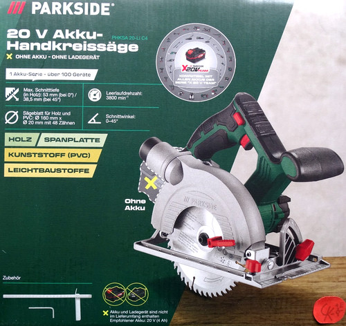 Parkside akku handkreissäge - parkside,