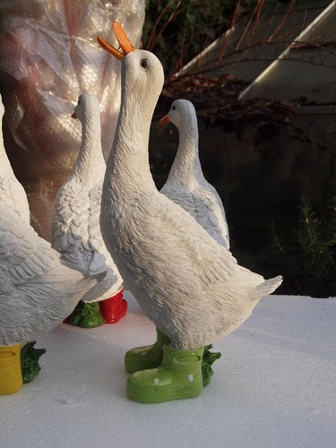 Gans bunt witzig deko figur - gans,