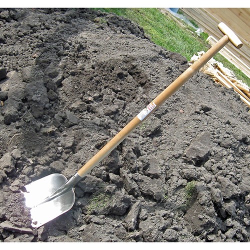 Schaufel massiv mit holzstiel - schaufel,