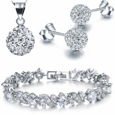 DAMEN SCHMUCKSET 925 STERLING
