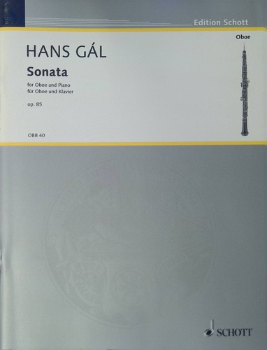 Sonate für oboe und - op.85,