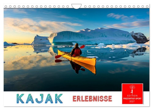 Kajak erlebnisse wandkalender - kajak, (wandkalender