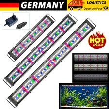 30-115cm LED Aquarium Licht mit timer Lampe Süßwasserfische Vollspektrum RGB DHL