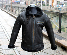 Herren lederjacke bomberjacke