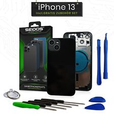 Backcover für iPhone 13 Schwarz Gehäuse Rahmen Rückseite Frame Housing NEU