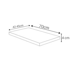 Tischplatte Vintage  Schwarz