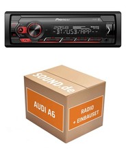 Autoradio Pioneer MVH-S320BT für Audi A6 C5 Gamma Bluetooth USB