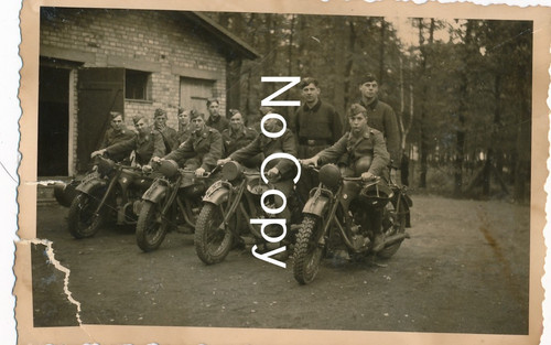 Foto wehrmacht kradmelder - foto,