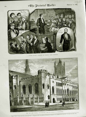 Alter antiker druck 1883 kyrle - antiker,