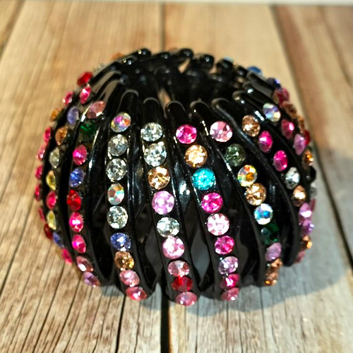 Haarklammer strass ausziehbar - strass,