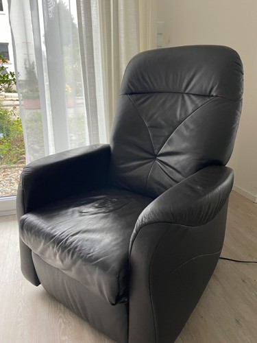 Sessel mit aufstehhilfe leder - mit,