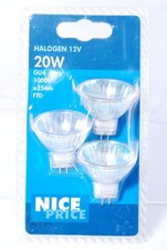 Halogen GU4 12V 20W 3er Pack