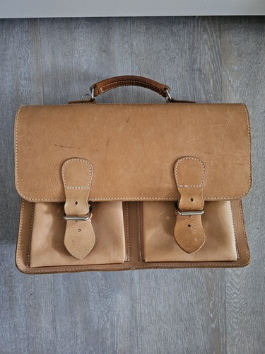 Leder akten laptop tasche - leder,