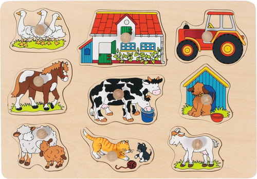Steckpuzzle bauernhof 30 x - steckpuzzle,