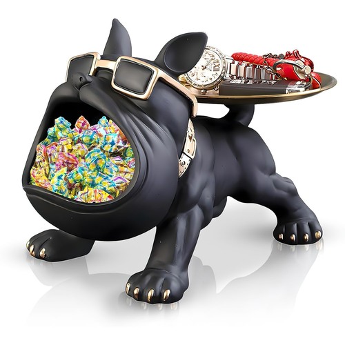 Dekoschale bulldogge skulptur - dekoschale,